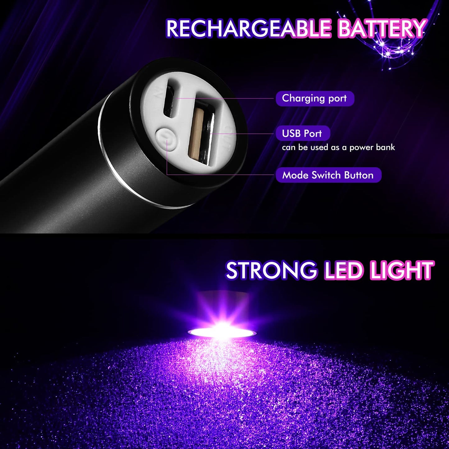 Zweapy™ USB Oplaadbare LED-zweep | 50% KORTING