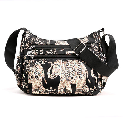 Alma – Spatwaterdichte Nylon Schoudertas met Verstelbare Band