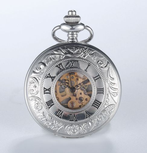 Mechanisch Zakhorloge met Spinnenwebpatroon — Bezit Tijdloze Gedurfdheid
