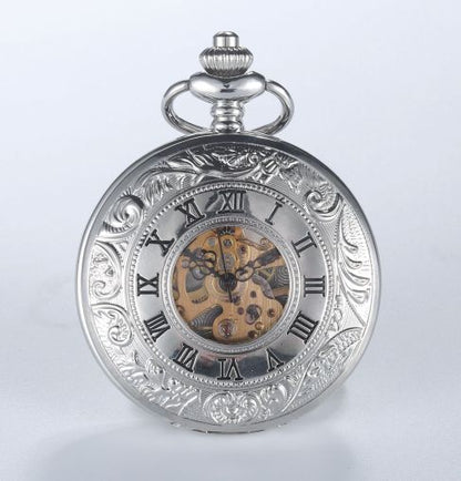 Mechanisch Zakhorloge met Spinnenwebpatroon — Bezit Tijdloze Gedurfdheid
