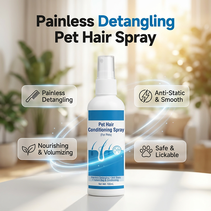 VelvetPaw Ontklittingsspray — Verzachtende, Zijdezachte Vachttransformatie - 100ml