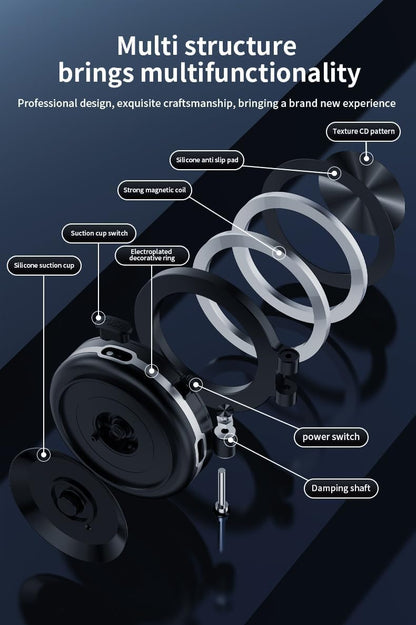 360° draaibare magnetische telefoonhouder voor in de auto