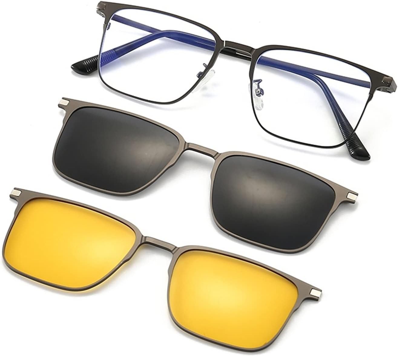 FlexiVision™ 3-in-1 magnetische clip-on bril