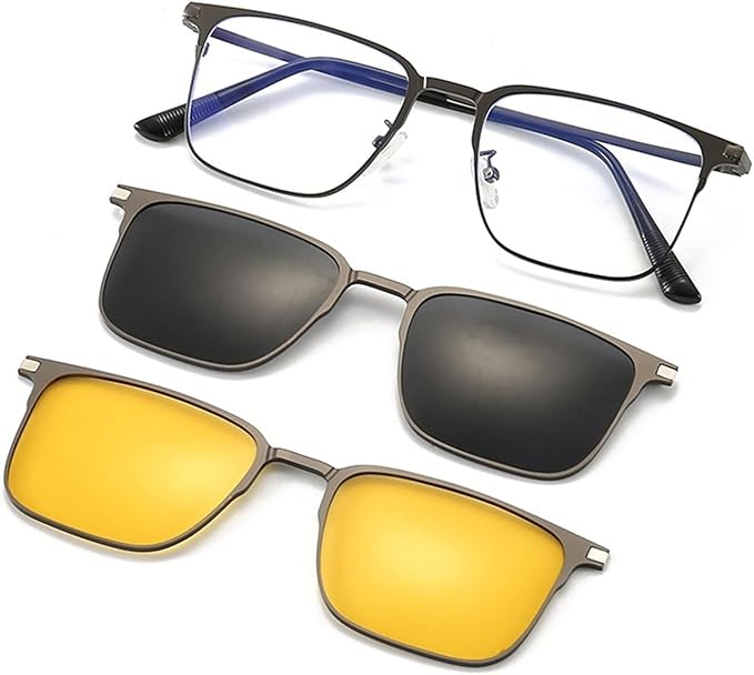 FlexiVision™ 3-in-1 magnetische clip-on bril