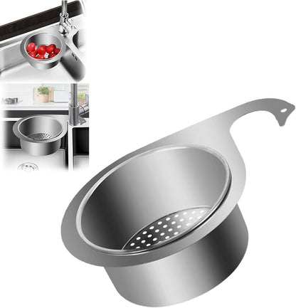 SinkMate™ – RVS afdruiprek met haak voor uw gootsteen