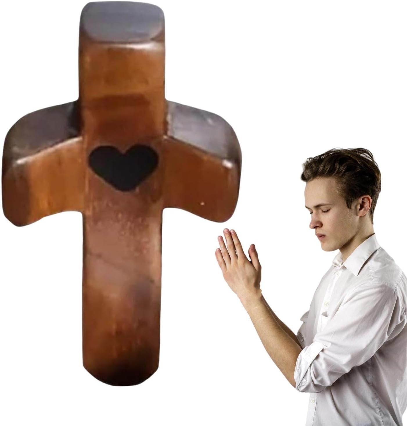 Handgemaakte Houten Kruis - Troost En Inspiratie Voor Elke Gelegenheid