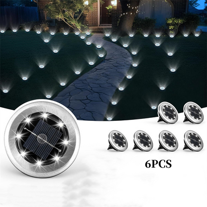 SolarGlow 4 stuks-Set — Tuinpadverlichting | 50% KORTING