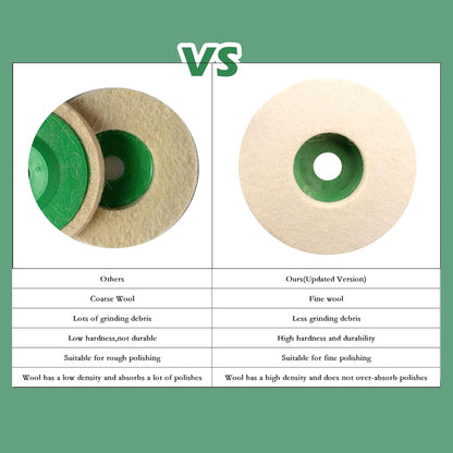 Viltpolijstschijf (set van 3)
