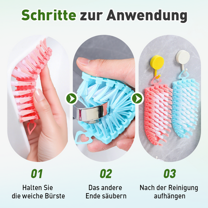 FlexiClean Borstel — Vlekkeloze Bereik, Moeiteloze Controle | 4+4 GRATIS