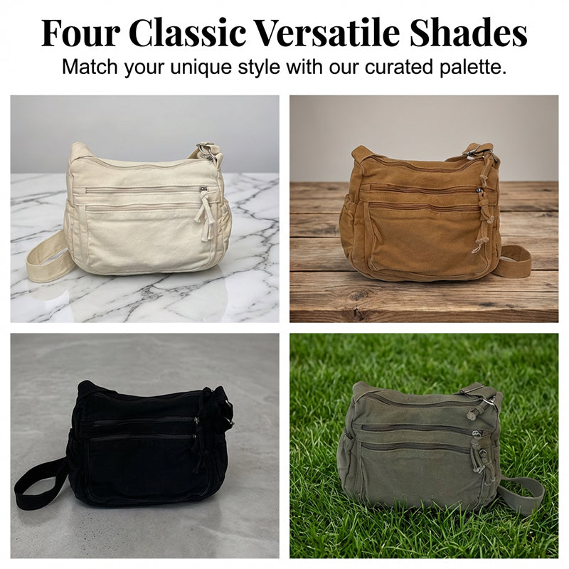 Sally — Casual Canvas Tas | 50% KORTING