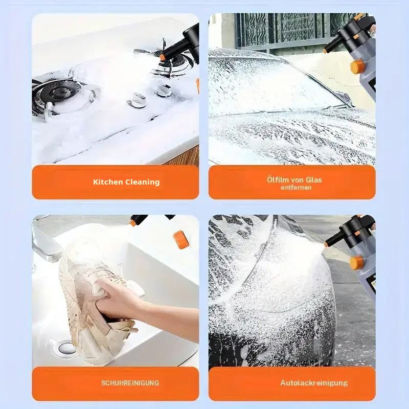 FoamBliss – Draadloze Schuimsproeier | 50% KORTING