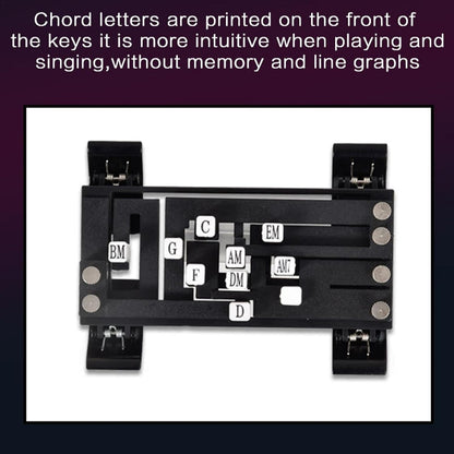 ChordMaster - Gitaar beginners één-sleutel akkoorden leerhulpjes | 50% KORTING