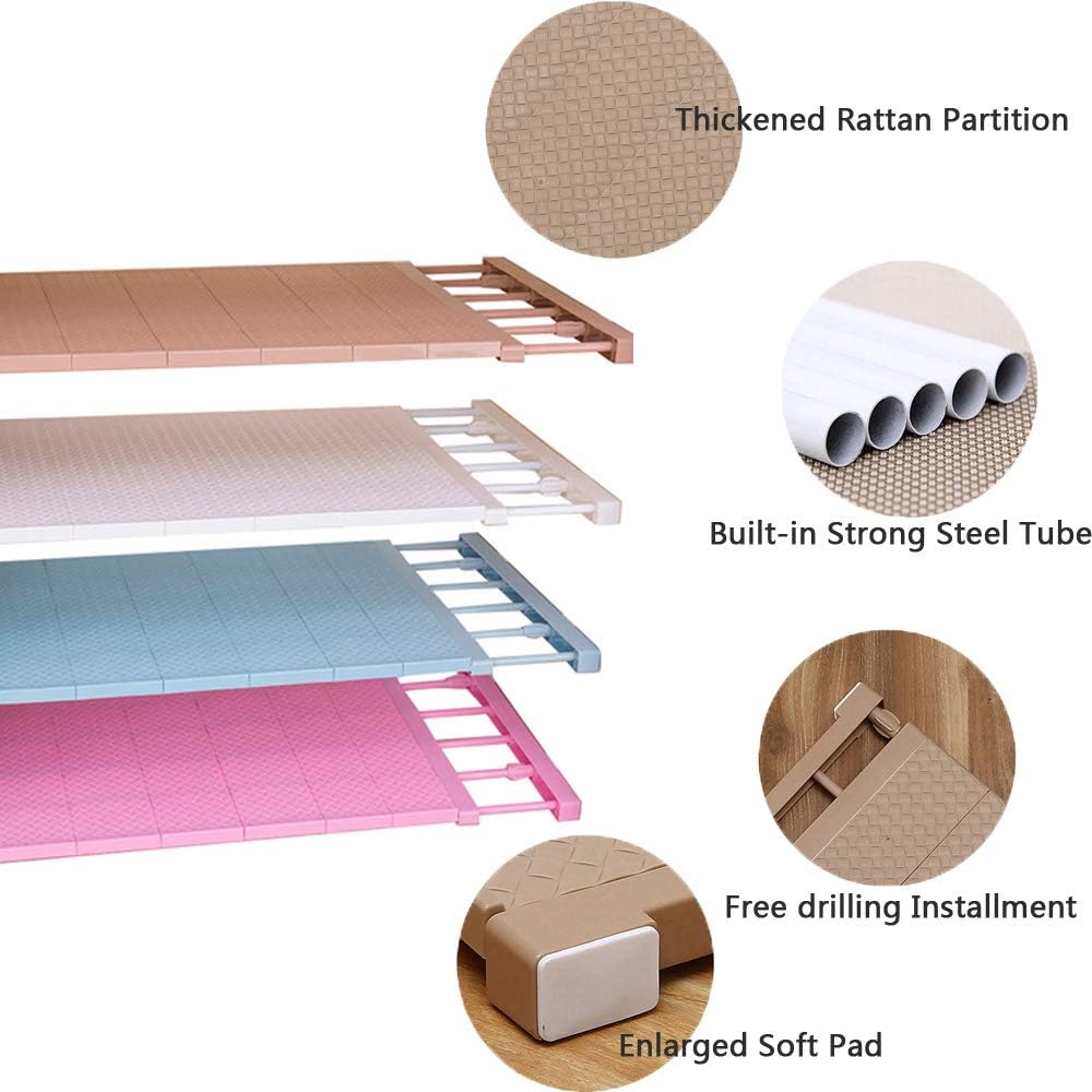 FlexiRack™ – Verstelbaar Opbergrek voor Slimme Kastindeling | 50% KORTING