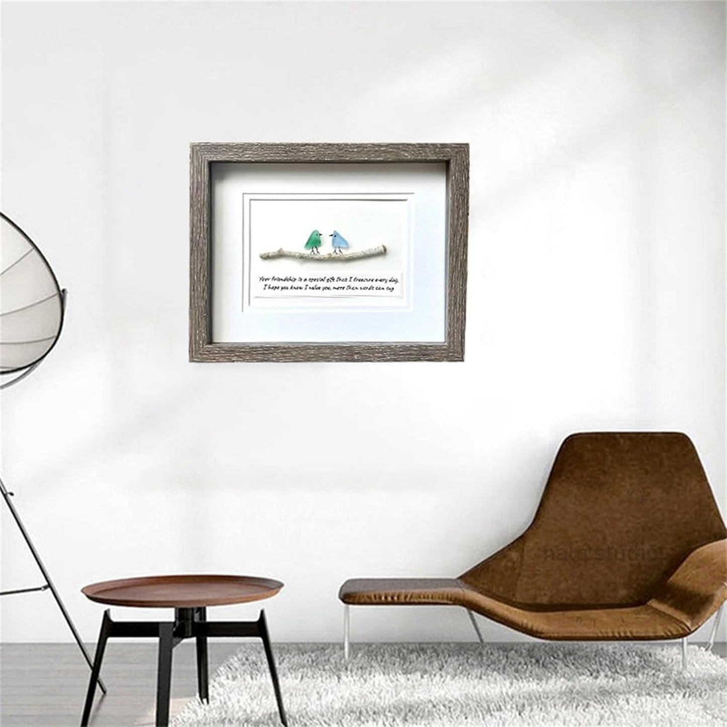 OceanSoul™ Zeeglas Vogel Fotolijst | 50% korting