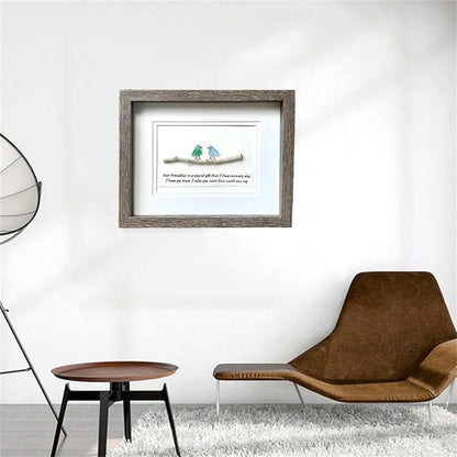 OceanSoul™ Zeeglas Vogel Fotolijst | 50% korting