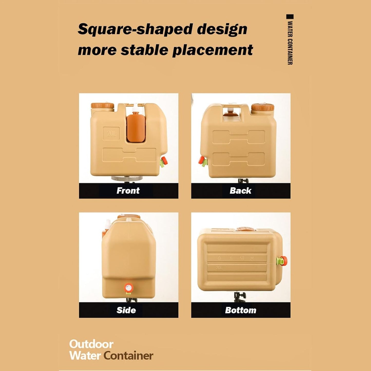 Waterreservoir voor op de camping