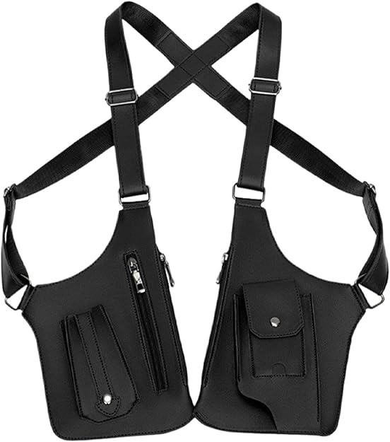 Heren Schoudertas - Waterdicht PU, Verstelbare Schouderbanden