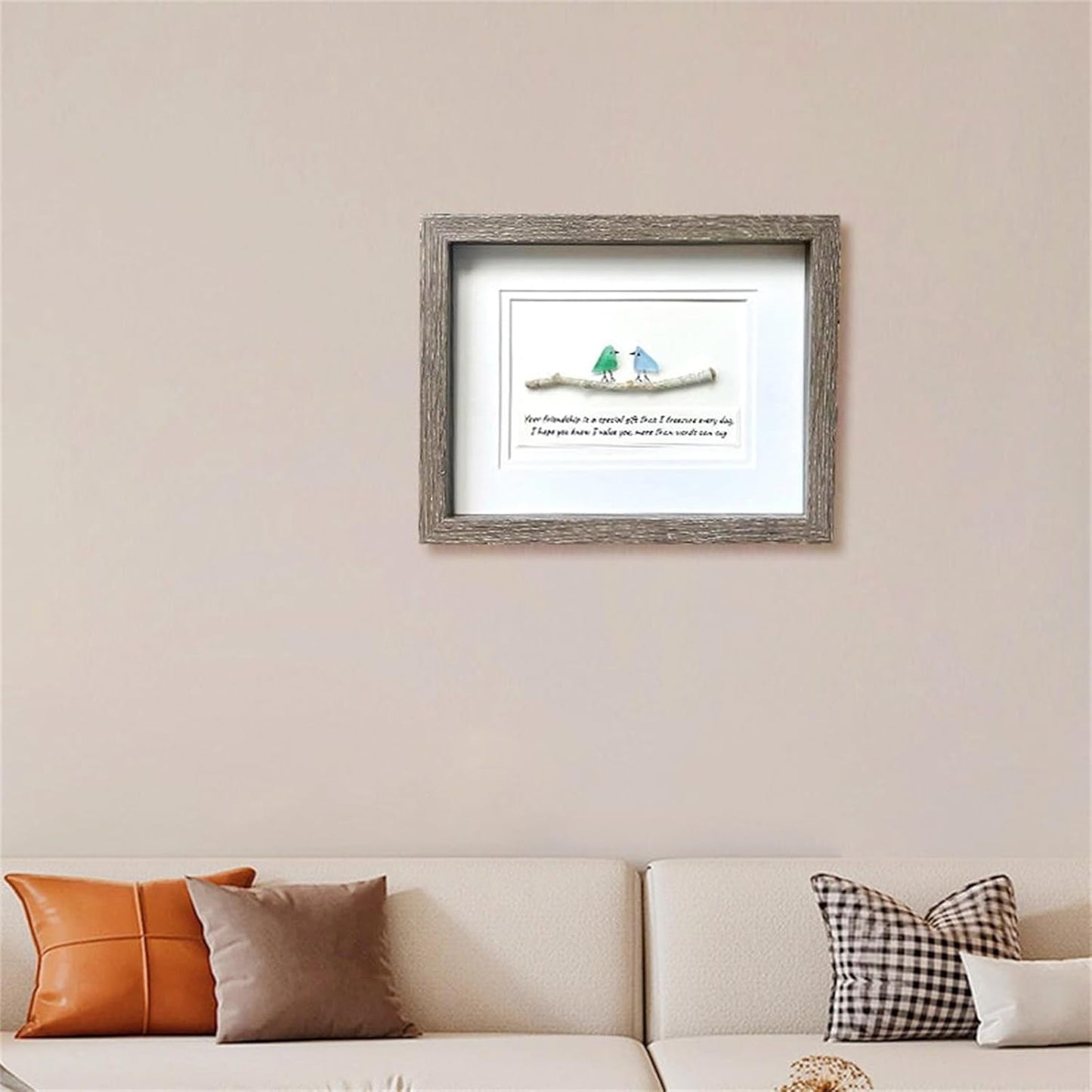 OceanSoul™ Zeeglas Vogel Fotolijst | 50% korting