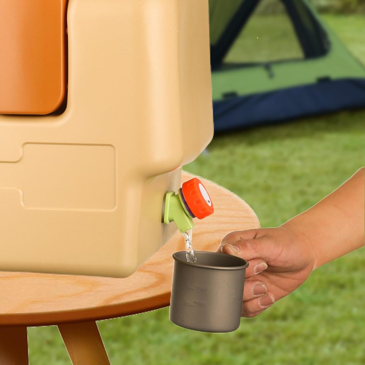 Waterreservoir voor op de camping