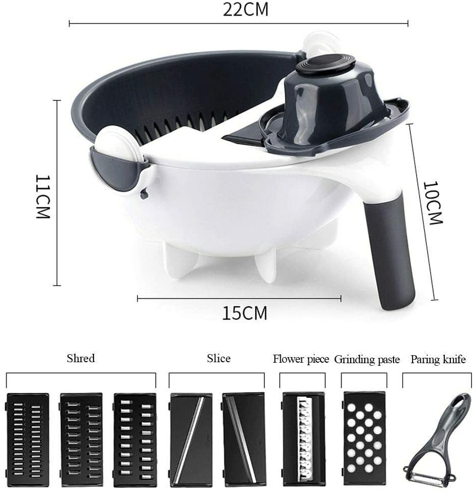 9-in-1 Multifunctioneel Groentesnijder | 50% KORTING