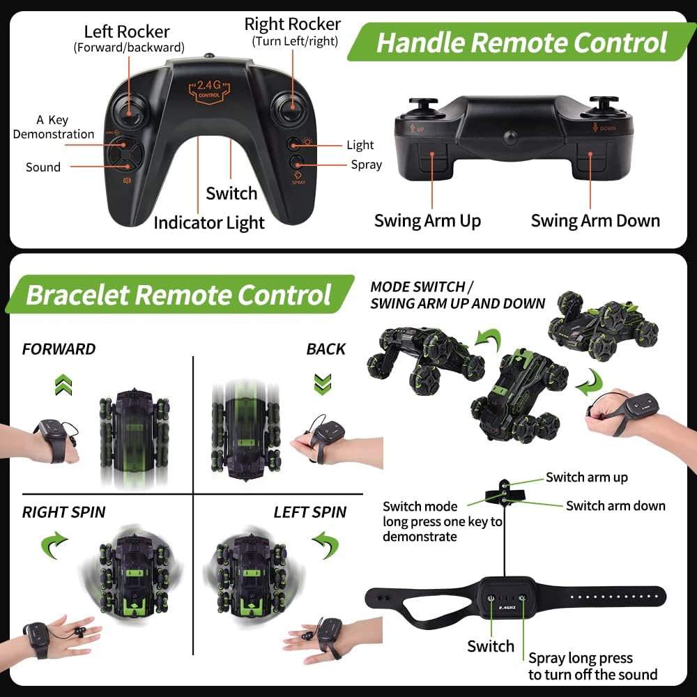 4WD All-Terrain Afstandsbediening Off-Road Voertuig voor Kinderen en Volwassenen