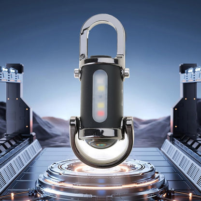 Draagbare LED-werklamp sleutelhanger met USB-oplaadbare zaklamp