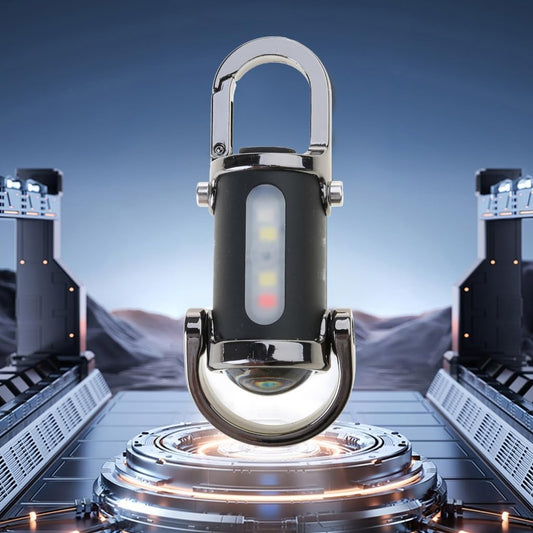 Draagbare LED-werklamp sleutelhanger met USB-oplaadbare zaklamp