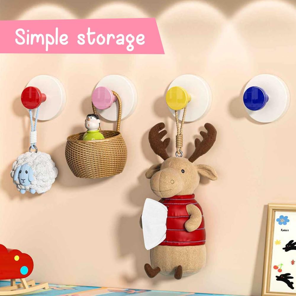 GripHook™ 5-pack – Herbruikbare, robuuste zuighaken