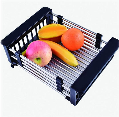 Rechthoekige korf voor roestvrijstalen gootsteen