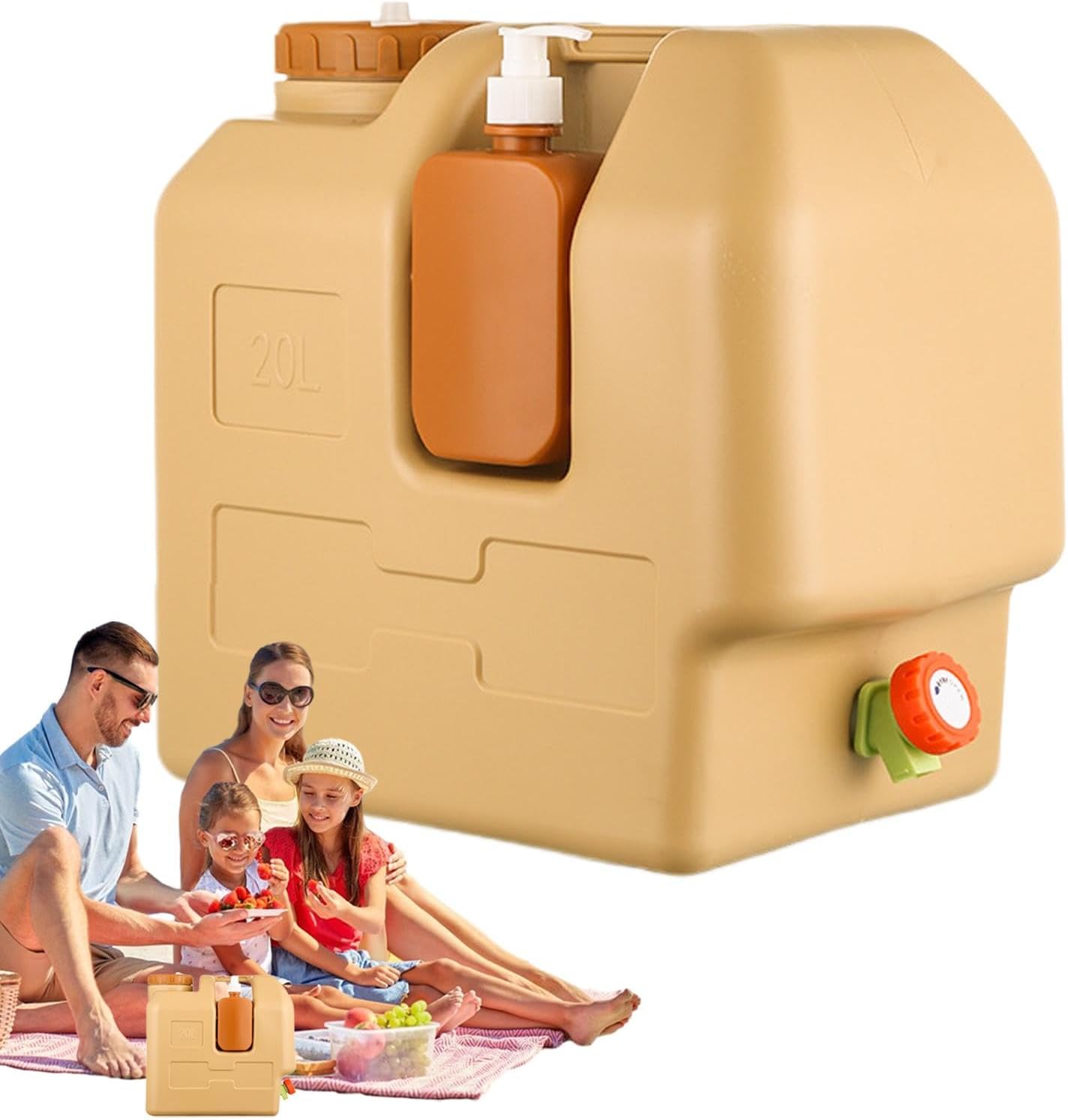 Waterreservoir voor op de camping