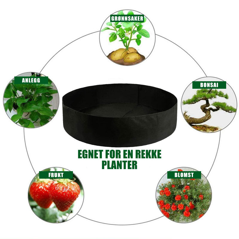 Fleece Plantentas – Duurzaam en Optimaal voor Wortelontwikkeling | 1+1 GRATIS