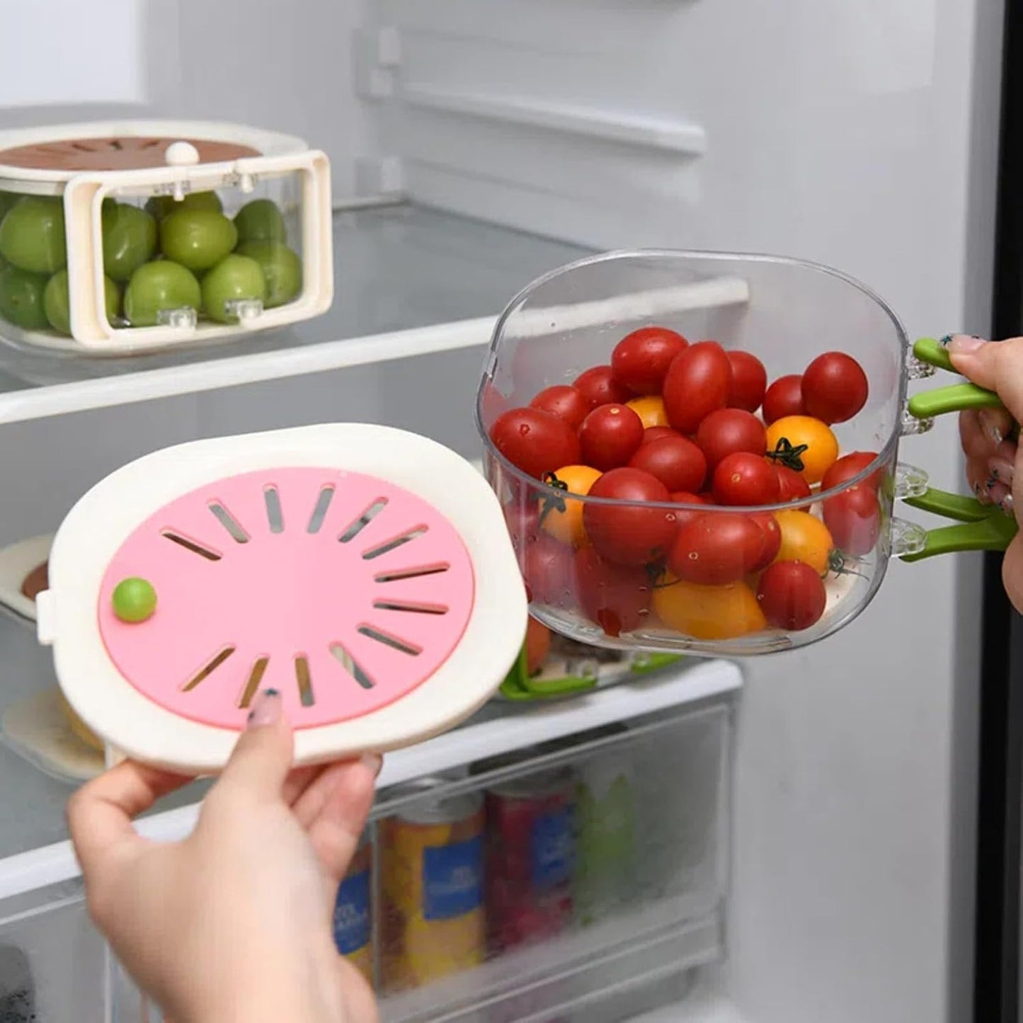 2-in-1 fruit- en groentewasmachine, multifunctionele fruit- en groentewasbox met antioxidatiemiddel