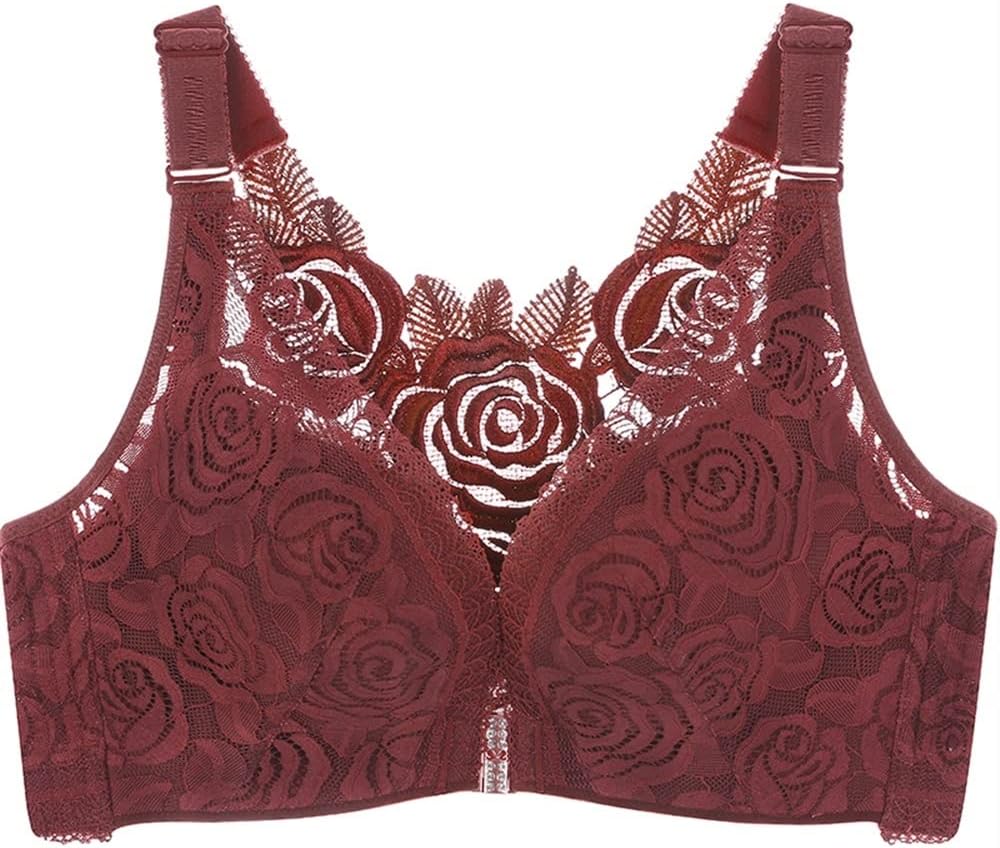 BloomBra™ beugelloze bh met rozenborduursel