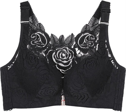 BloomBra™ beugelloze bh met rozenborduursel