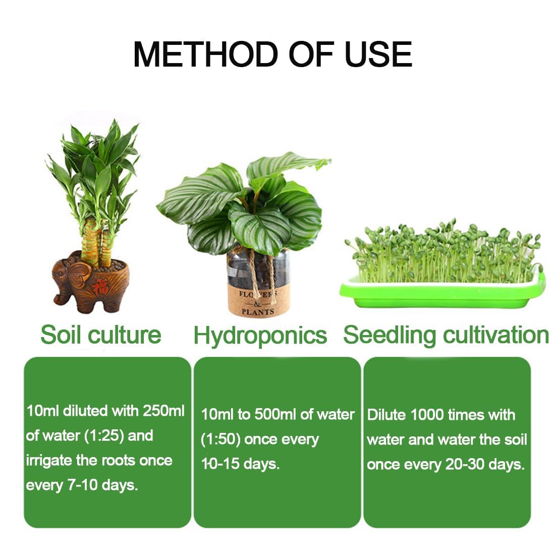 Vloeibare meststof voor hydrocultuurplanten