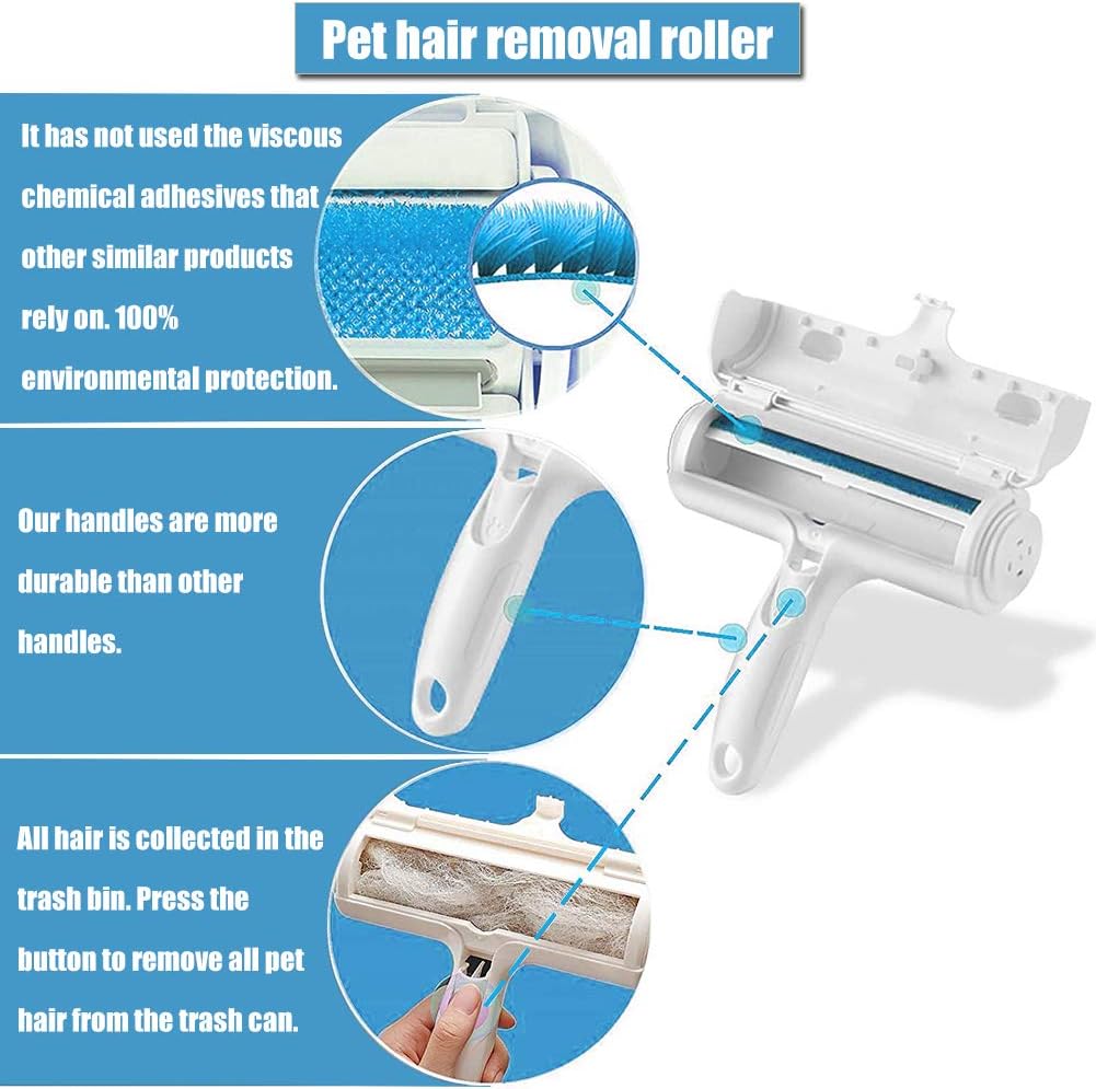 Dierenborstel - Snel en Effectief Dierenhaar Verwijderen, Compact Ontwerp