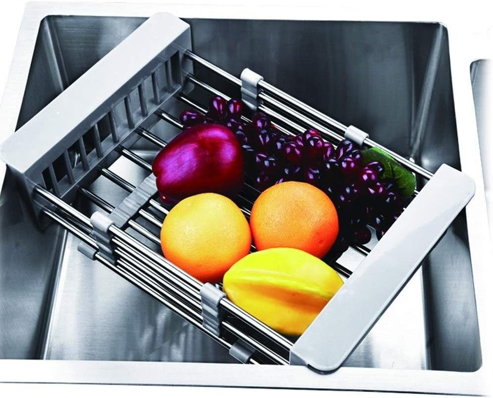 Rechthoekige korf voor roestvrijstalen gootsteen