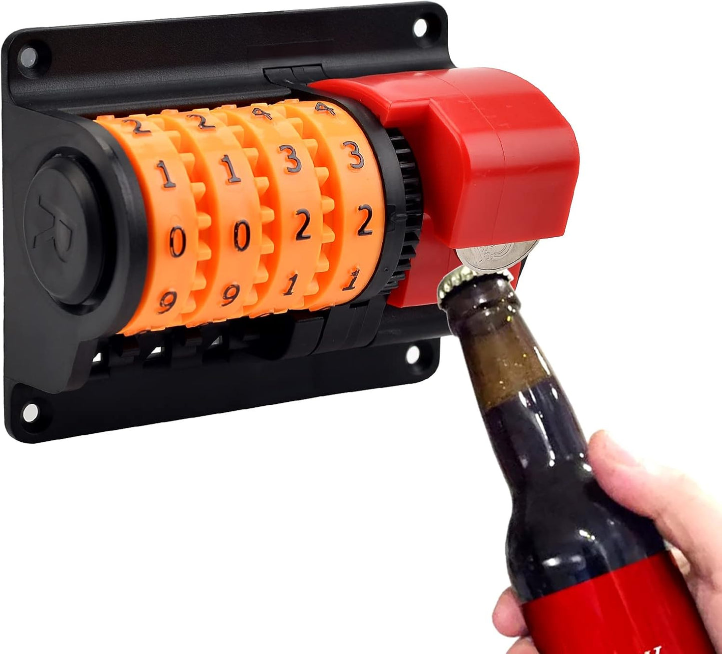 Flesopener, bieropener muur met teller Precieze nummers voor bars feest keuken