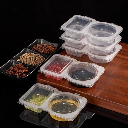SnackSplit™ – Houd Je Snacks & Sauzen Fris en Gescheiden | 5+10 GRATIS