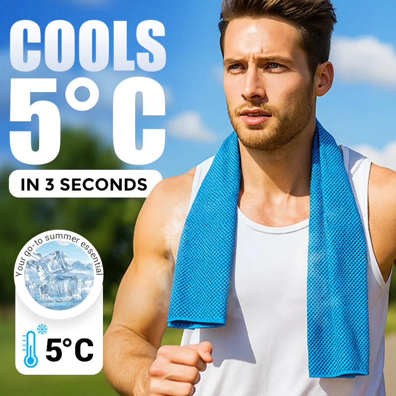 CoolSnap — Direct Verkoelende Handdoek | 1+2 GRATIS