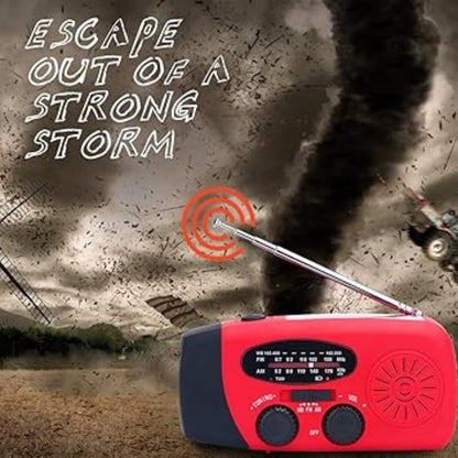 PulseGuard — Noodradio met Altijd Stroom | 50% KORTING