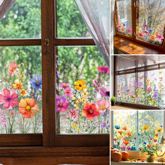 BloomView™ Kleurrijke raamsticker | 1+1 GRATIS