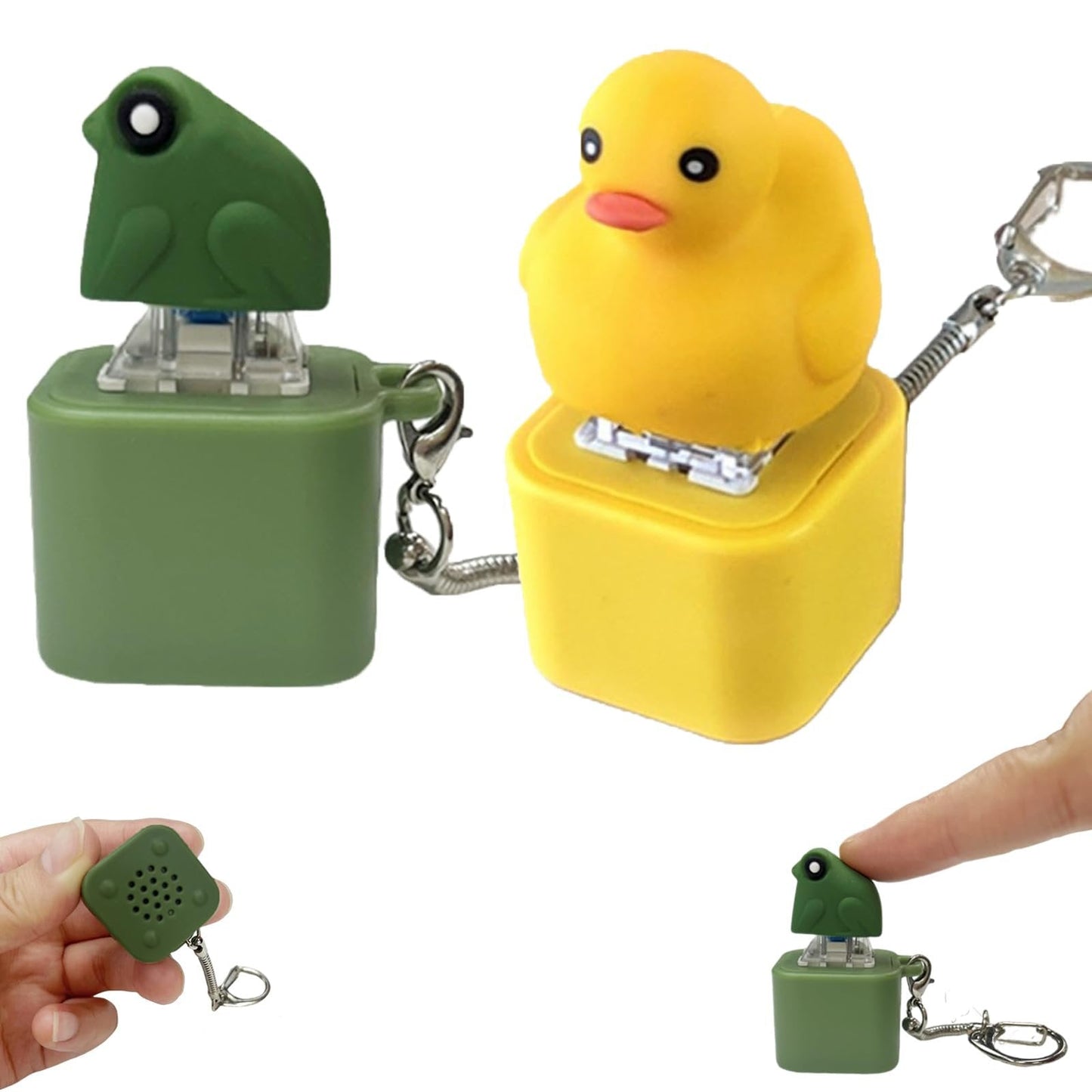 FroGlow Croaking Keychain – Stress verminderen