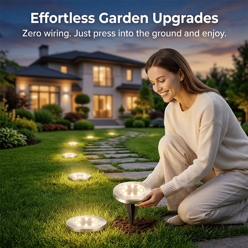 LumaVibe — Solar Tuinverlichting Set | 1+1 GRATIS