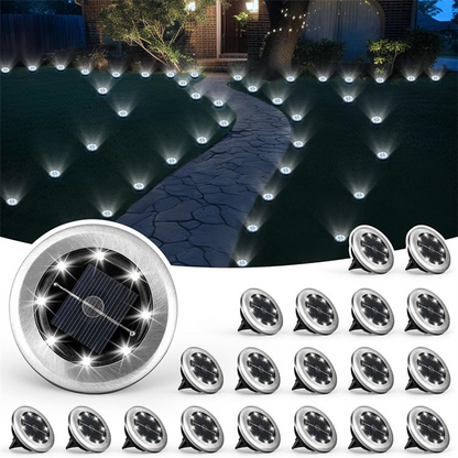 SolarGlow 4 stuks-Set — Tuinpadverlichting | 50% KORTING