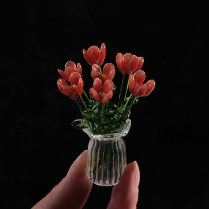 MiriFlor Mini Glazen Bloemen — Moeiteloze Kleurenmagie