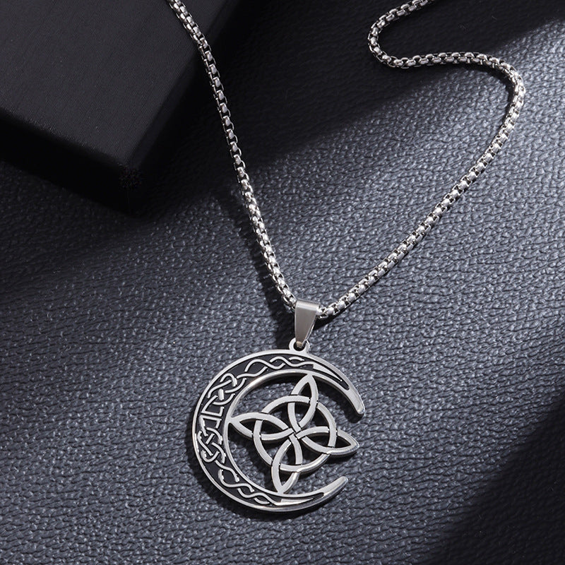 LunaForge – Symbolische Maan Ketting | 1+1 GRATIS
