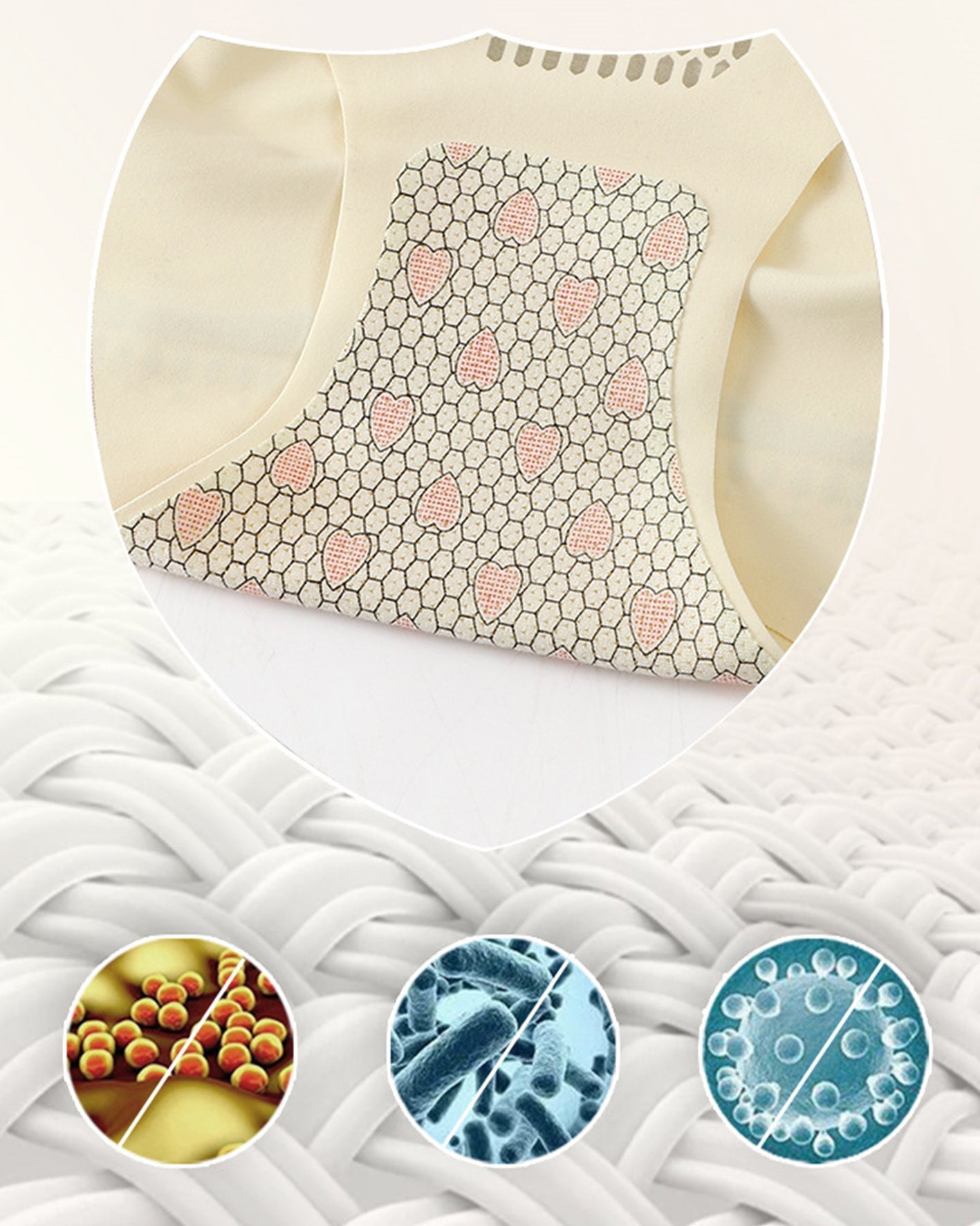 Naadloze slip met hoge taille 1+1 GRATIS