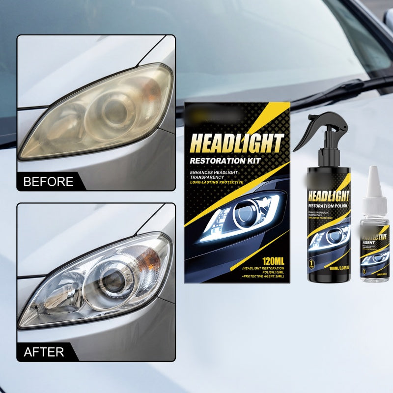ClearBeam Set — Koplamp Herstel Kit | 50% KORTING