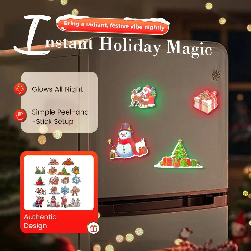 MerryGlow-kerststickers – Verspreid kerstmagie